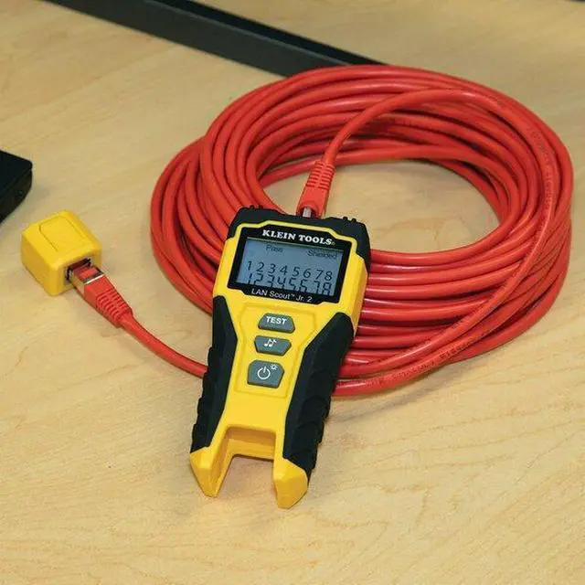 Alt view image 5 of 7 - KLEIN TOOLS vdv526-200 Cable Tester, LAN Scout Jr. 2, Backlit LCD, Multiple