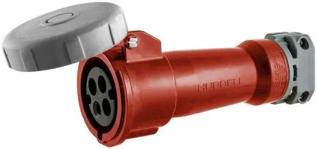 Alt view image 4 of 6 - HUBBELL WIRING DEVICE-KELLEMS HBL430C7W Watertight Pin & Sleeve Connector, 30