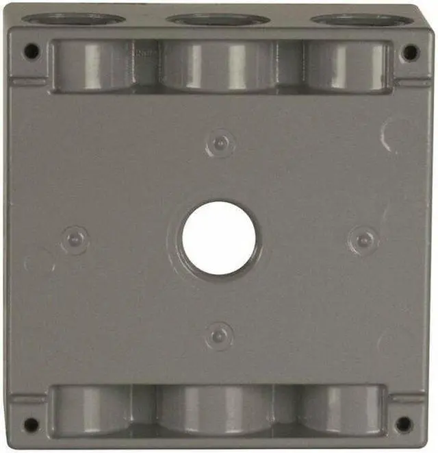 Alt view image 5 of 5 - BELL OUTDOOR 5340-0 Weatherproof Electrical Box, 30.2 cu in, Double Gang Box