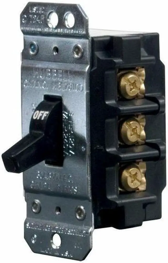 Alt view image 4 of 6 - HUBBELL KELLEMS HBL7810D Manual Motor Switch,30A,600VAC,3P