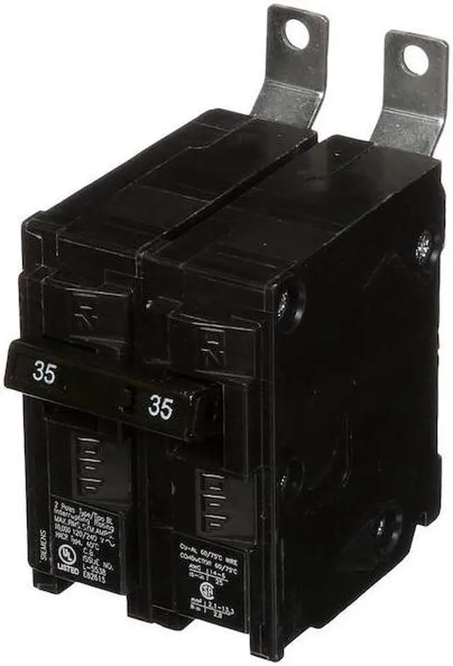 Alt view image 4 of 5 - SIEMENS B235 Miniature Circuit Breaker, BL Series, 35A, 2 Pole, 120/240V AC,