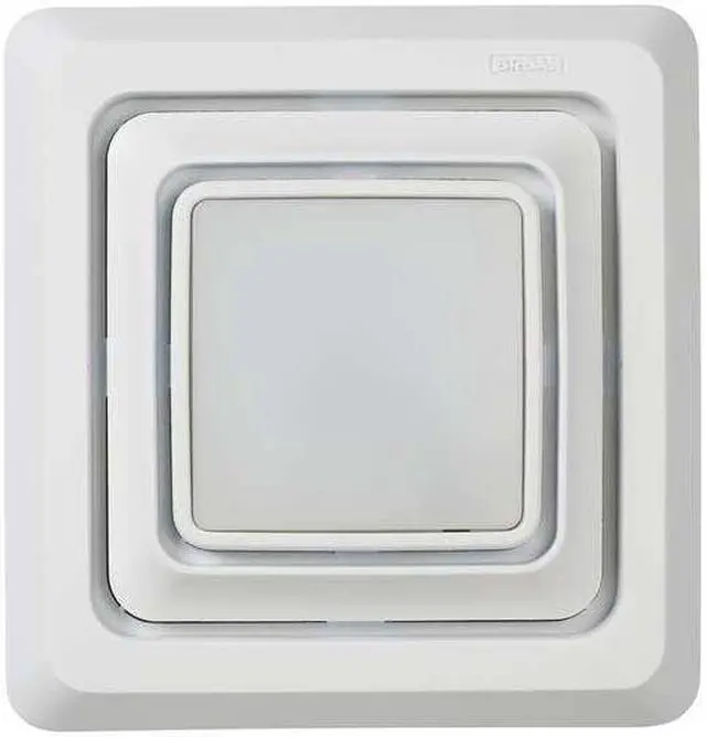 Alt view image 2 of 2 - BROAN FG600 LED Lighted Grille,9 3/4In,Plastic,White