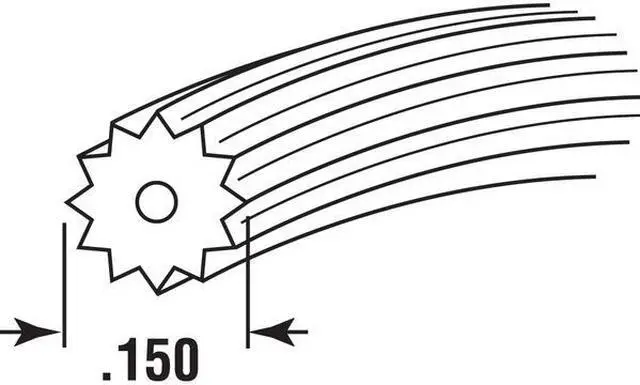 Alt view image 5 of 5 - Prime-Line Products P 7613 Screen Retainer Spline, .150-in, 250-ft Roll, Black