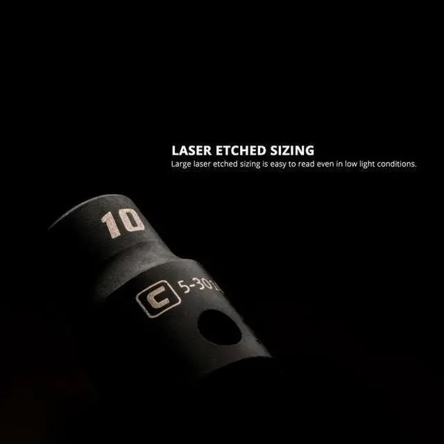 Alt view image 5 of 6 - CAPRI TOOLS CP53000-15MD 3/8 in Drive Deep Impact Socket Set, Metric, 15 pcs