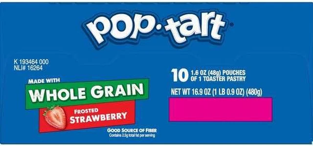 Alt view image 3 of 7 - KELLOGGS 3800022426 Pop-Tarts Whole Grain Frosted Strawberry Pastry 1 Count,