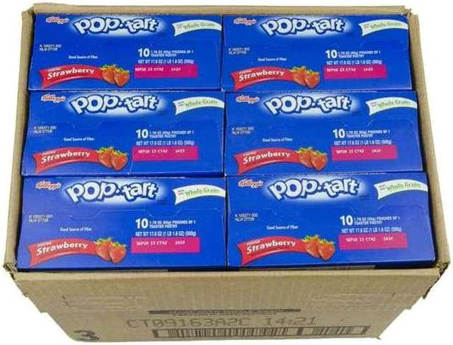 Alt view image 6 of 7 - KELLOGGS 3800022426 Pop-Tarts Whole Grain Frosted Strawberry Pastry 1 Count,