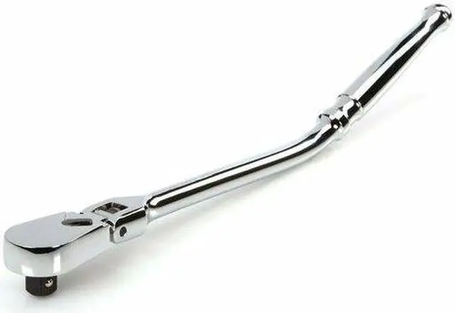 Alt view image 2 of 7 - TEKTON SRH23112 3/8 Inch Drive x 12 Inch Flex Head Bent Handle Long Ratchet