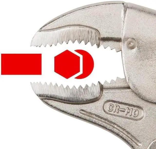 Alt view image 7 of 7 - TEKTON PLK99903 Locking Pliers Set, 6-Piece (Straight Jaw, Curved Jaw, Long