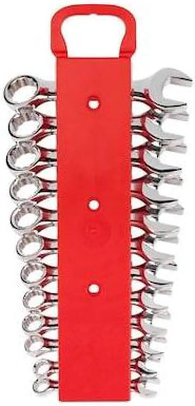 Alt view image 5 of 8 - TEKTON WRN01170 Stubby Combination Wrench Set with Holder, 12-Piece (8-19 mm)