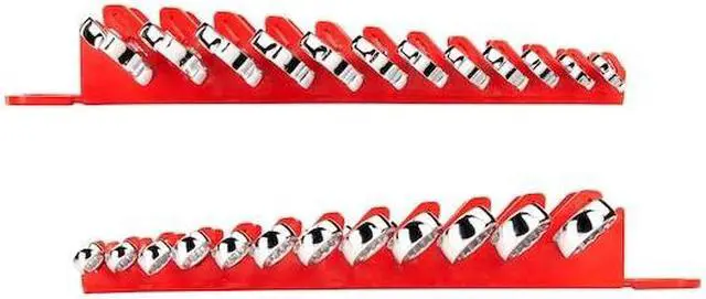 Alt view image 6 of 8 - TEKTON WRN01170 Stubby Combination Wrench Set with Holder, 12-Piece (8-19 mm)