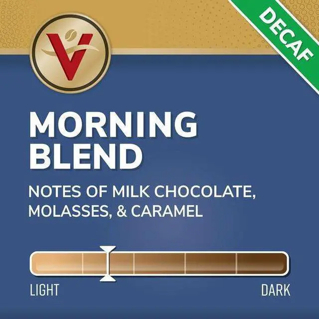 Alt view image 8 of 8 - Victor Allens Coffee K Cups, Decaf Morning Blend Single Serve Light Roast Coffee, 80 Count, Keurig 2.0 Brewer Compatible
