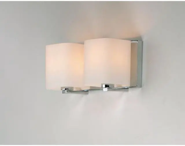 Alt view image 3 of 3 - MAXIM 11252SWPC Wrap 2-Light 12.5" Wide Polished Chrome Vanity Light