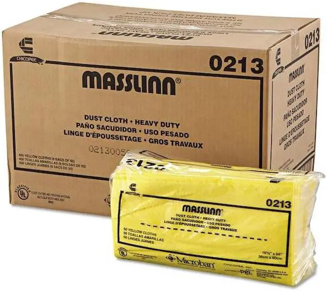 Alt view image 13 of 13 - Chix Masslinn Dust Cloths 24 x 16 Yellow 400/Carton 0213