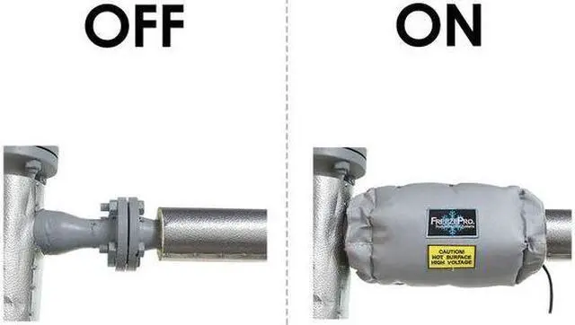 Alt view image 3 of 4 - UNITHERM FPW4212 12" x 42" L Fiberglass Insulated Pipe Jacket 3" Wall