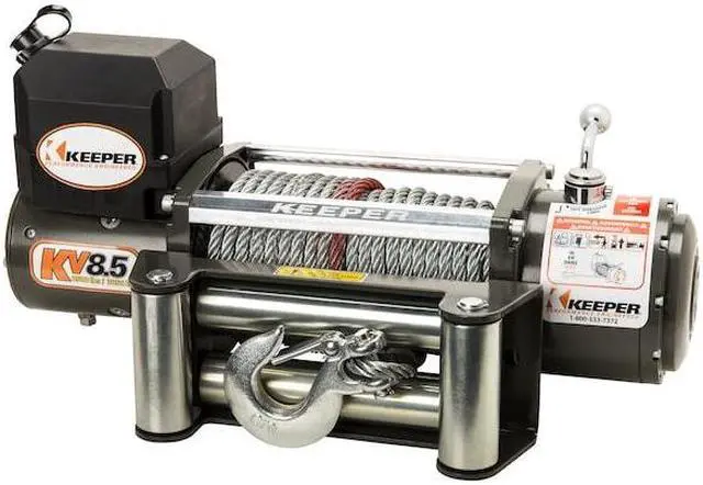 Alt view image 3 of 3 - KEEPER KV85022 KeeperValue 8,500LBS HH Remoter, w/Light, WR, HDRF