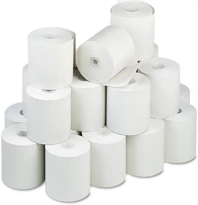 Alt view image 2 of 2 - ICONEX 8838 Direct Thermal Printing Thermal Paper Rolls, 3 x 225 ft, White, PK24