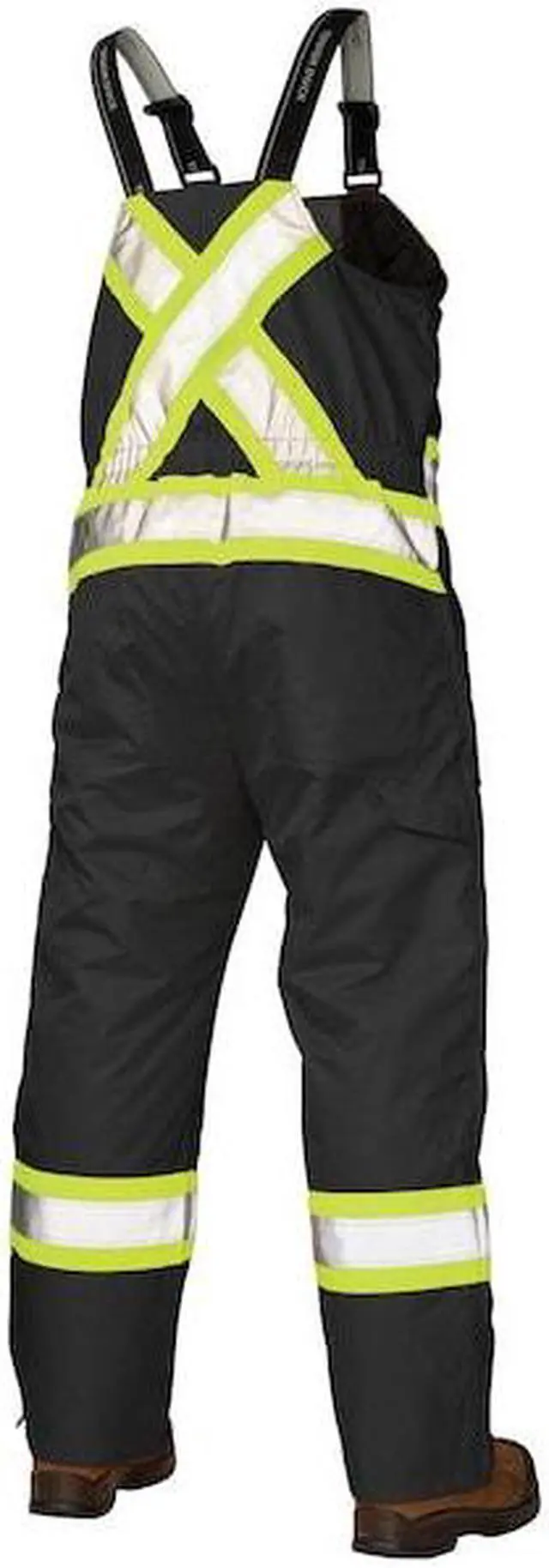 Alt view image 2 of 2 - TOUGH DUCK S79811 Small Insulated Safety Bib Overalls