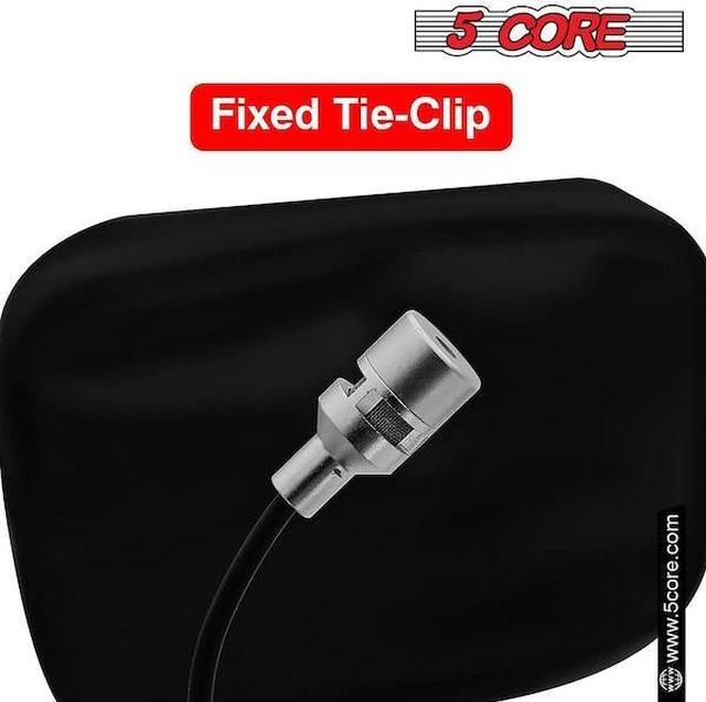 Alt view image 11 of 15 - 5 Core Premium Lavalier Microphone Lapel Clip-on Mini Wired Omnidirectional Condenser Mic for Podcasting, Recording, Vlogging, Android, Smartphone, DSLR, Camera, Computer, Laptop