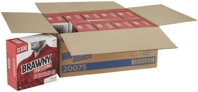 Alt view image 5 of 7 - GEORGIA-PACIFIC 20075 Dry Wipe Dispenser Box, Brawny Pro, Double Recreped DRC,