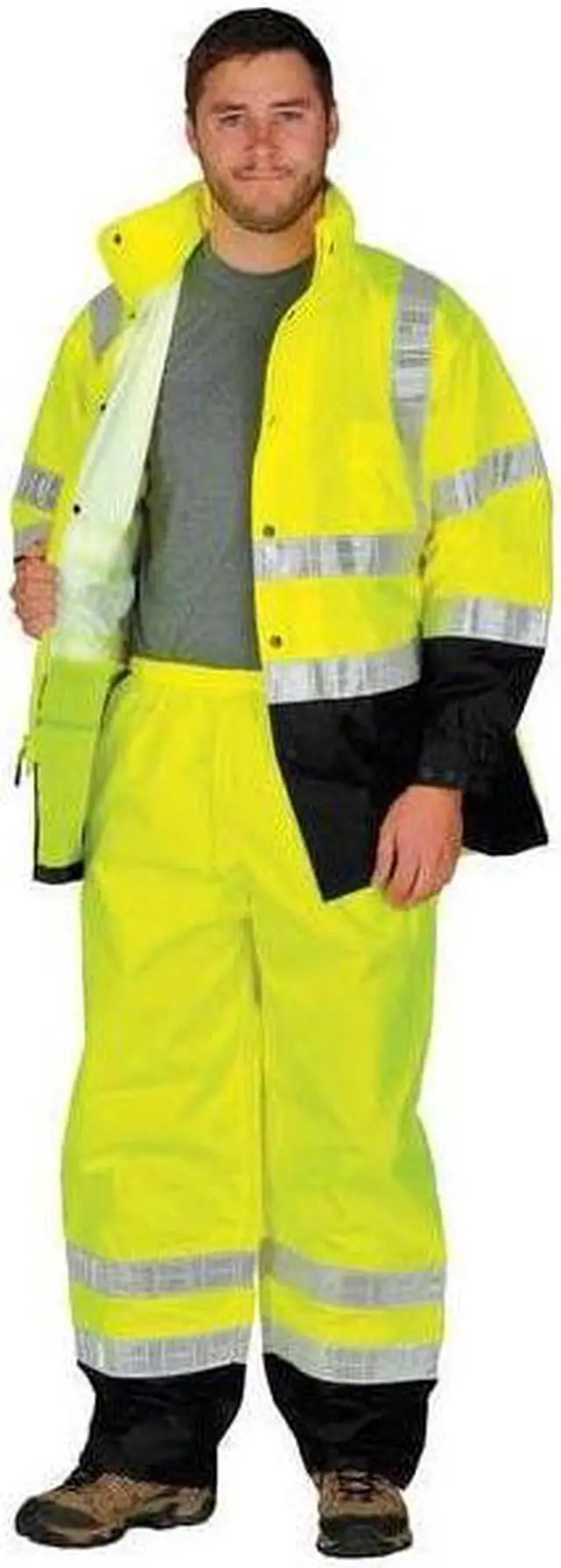 Alt view image 6 of 6 - ML KISHIGO RW100-L-XL L/XL Class 3 Rainsuit