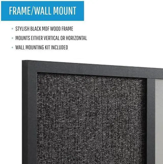 Alt view image 8 of 9 - MasterVision Earth Cork Board 2 x 3 Feet, MDF Oak Frame (SB0420001233)