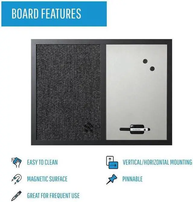 Alt view image 9 of 9 - MasterVision Earth Cork Board 2 x 3 Feet, MDF Oak Frame (SB0420001233)
