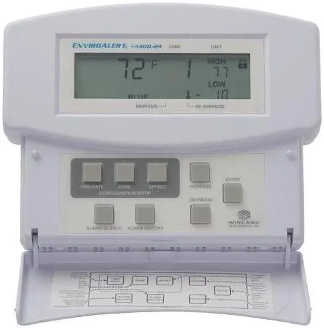 Alt view image 3 of 3 - WINLAND ELECTRONICS EA400-24 Temperature Alarm,-30 to 120 deg. F