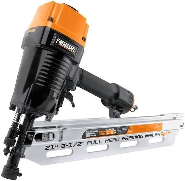 Alt view image 4 of 6 - FREEMAN P5FRFNFWSCB Pneumatic Framing and Finishing Nailers and Staplers Combo