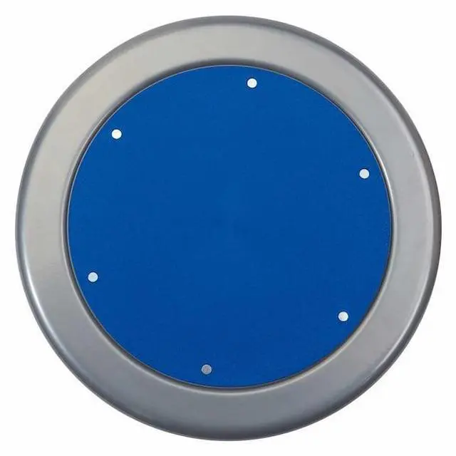 Alt view image 6 of 10 - NATIONAL PUBLIC SEATING 6825-02 Adjustable Stool,Blue Seat,18" H