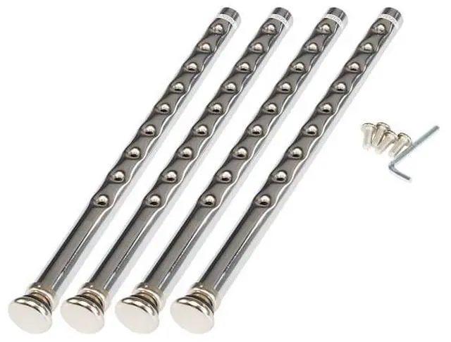 Alt view image 4 of 4 - NPS 6324HB Height Adjustable Heavy-Duty Square Seat Stool w/ Back - Supports 500 lb - 23.75" to 31.75" Seat Height - Brown/Gray