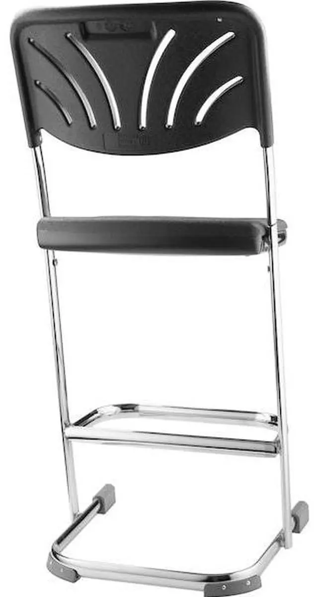 Alt view image 6 of 8 - Ergonomic Home Office Elephant Z Stool With Blow Molded Seat And Backrest 24"