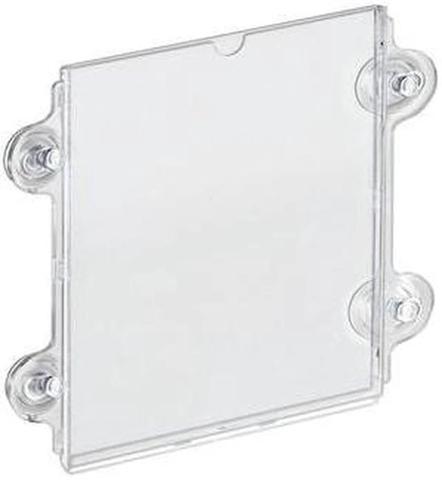 Alt view image 3 of 7 - AZAR DISPLAYS 106614-2PK Clear Acrylic Window/Door Sign Holder Frame with