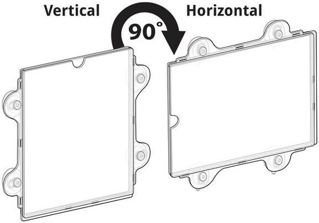 Alt view image 5 of 7 - AZAR DISPLAYS 106614-2PK Clear Acrylic Window/Door Sign Holder Frame with