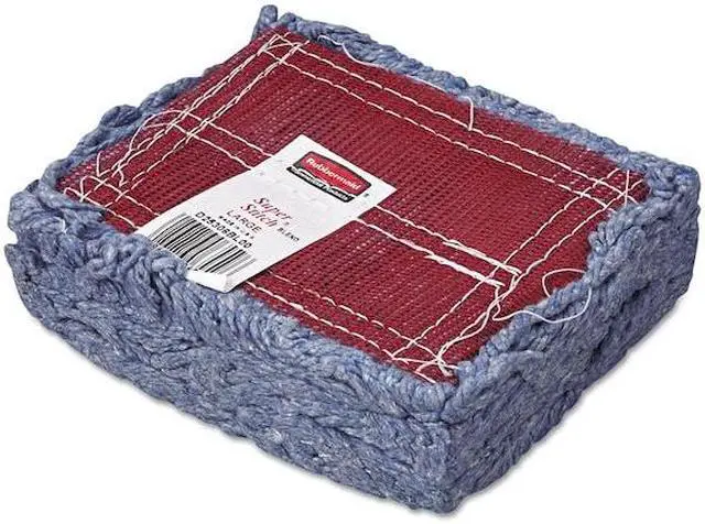 Alt view image 3 of 4 - RUBBERMAID COMMERCIAL FGD25306BL00 Super Stitch Blend Mop Head, Large,