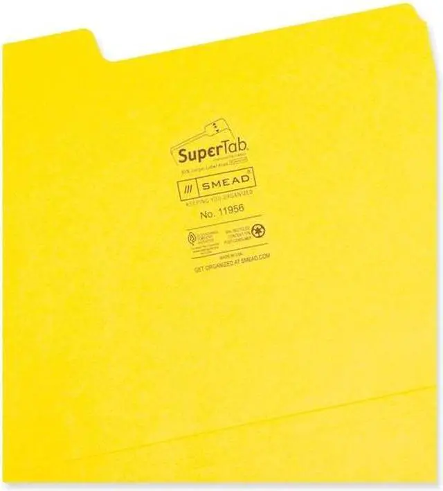 Alt view image 15 of 17 - Smead SuperTab File Folder Oversized 1/3-Cut 11956