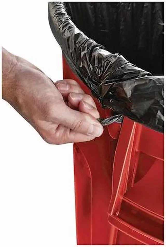 Alt view image 13 of 13 - Rubbermaid Utility Container,44 gal.,Red  FG264360RED