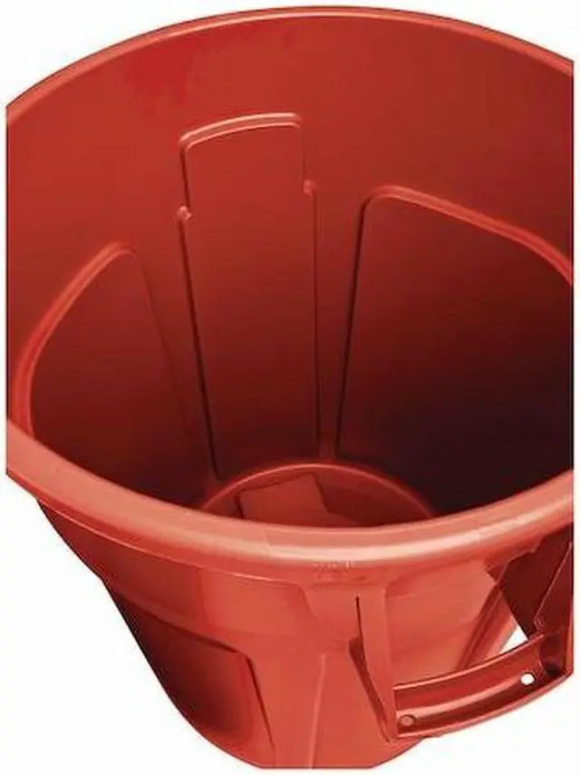 Alt view image 12 of 13 - Rubbermaid Utility Container,44 gal.,Red  FG264360RED