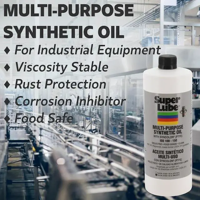 Alt view image 2 of 6 - Super Lube Synthetic Hydraulic Oil, 4 oz. Bottle, ISO Viscosity Grade : 150