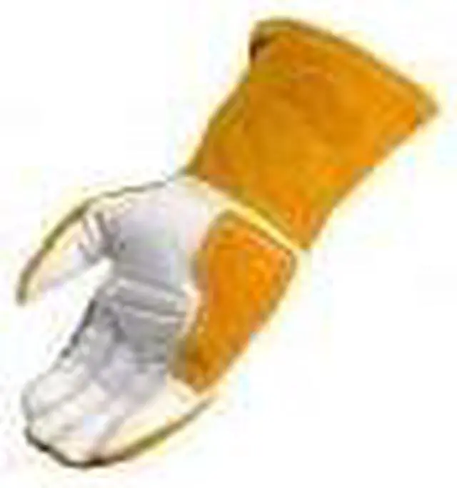 Alt view image 11 of 13 - CAIMAN 1540-5 TIG Welding Gloves, Goatskin Palm, L, PR