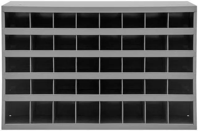 Alt view image 4 of 6 - DURHAM MFG 349-95 Prime Cold Rolled Steel Pigeonhole Bin Unit , 8 1/2 in D x