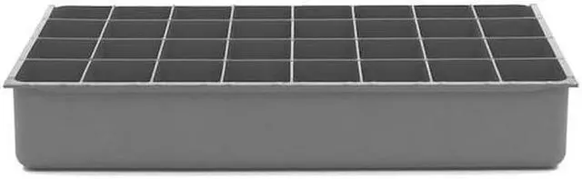 Alt view image 5 of 5 - Durham Mfg Compartment Drawer Insert Gray Powder Coated  Plastic  124-95-32-IND
