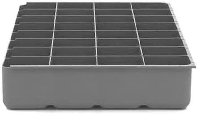 Alt view image 3 of 5 - Durham Mfg Compartment Drawer Insert Gray Powder Coated  Plastic  124-95-32-IND