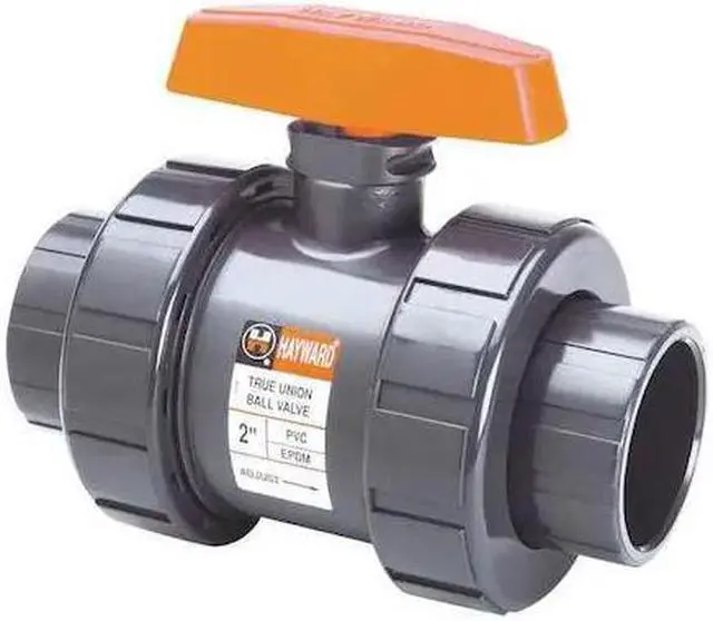 Main image of HAYWARD FLOW CONTROL TBH1050ASTE0000 Ball Valve, True Union, 1/2", PVC/EPDM,