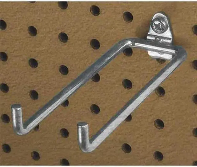 Main image of TRITON PRODUCTS 72818 8-1/4 In. Double Rod 80 Degree Bend Steel Pegboard Hook