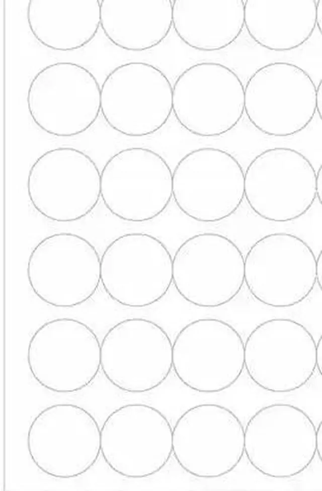 Main image of TAPE LOGIC LL301 Tape Logic® Glossy White Circle Laser Labels, 1 1/2", Glossy