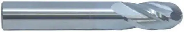 Main image of M.A. FORD 14004680C Tuffcut Gp 4 Flute Ball Nose End Mill, 3/64