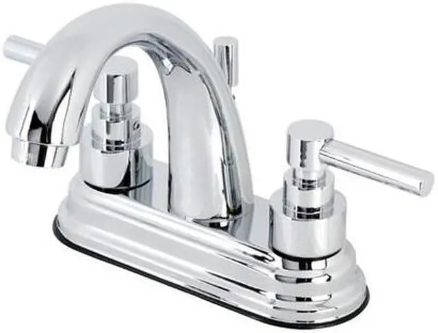 Main image of KINGSTON BRASS KS8611EL KS8611EL 4" Centerset Bathroom Faucet, Polished Chrome