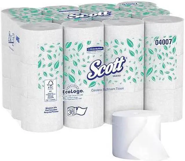 Alt view image 2 of 8 - Scott Toilet Paper, 1000 Coreless, PK36   04007