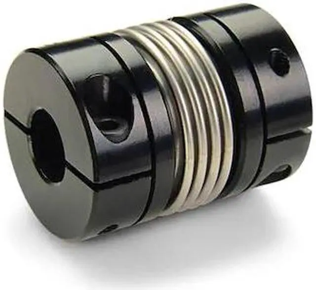 Main image of RULAND BC16-10MM-1/4"-A Clamp Bellows Cplg,Bores 10mmx0.250",OD 1.000",L