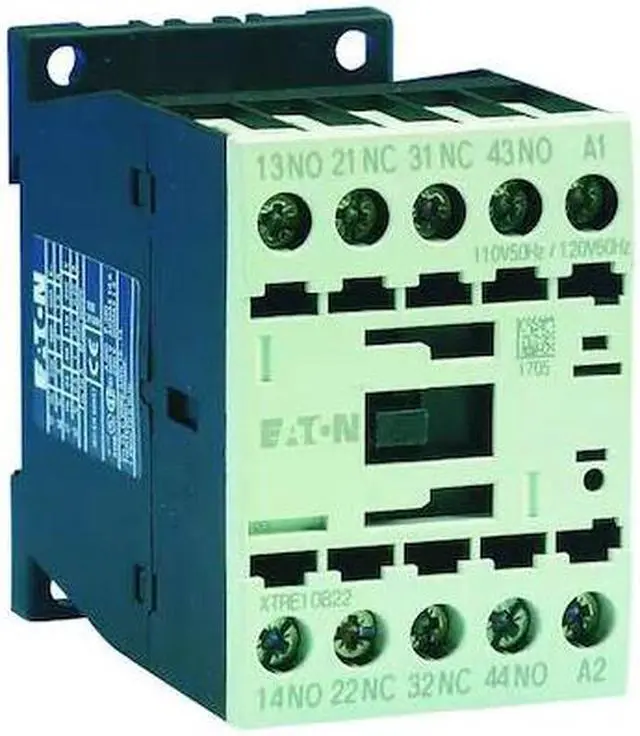 Alt view image 2 of 3 - EATON XTRE10B22TD IEC Control Relay,2NO/2NC,24VDC,16A
